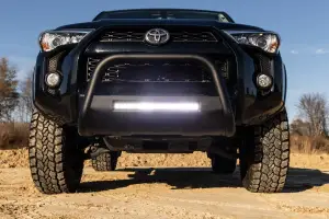Rough Country - B-T4081 | Rough Country Bull Bar With 20 Inch LED Light Bar For Toyota 4Runner | 2010-2023 | Black - Image 9