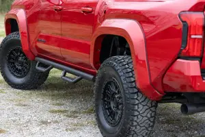 RCT2480CC | Rough Country Cab Length Nerf Steps (2024 Tacoma 2WD/4WD | Double Cab)