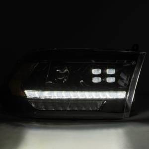 AlphaREX - 880520 | AlphaRex LUXX-Series (5th Gen 2500 Style) LED Projector Headlights For Ram 1500 / 2500 / 3500 (2009-2018) | Alpha-Black - Image 5