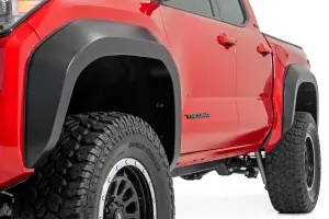 Rough Country - O-T12421 | Rough Country Sport Fender Flares For Toyota Tacoma 2/4WD (2024-2024) | Flat Black - Image 4