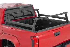73119 | Rough Country Half Height Aluminum Bed Rack (2024 Tacoma 2WD/4WD | 5' Bed)