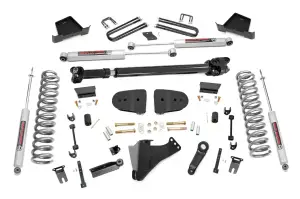 41730 | Rough Country 6 Inch Lift Kit (2023-2024 F250, F350 Super Duty 4WD | Gas Engine with Factory Rear Overload Springs