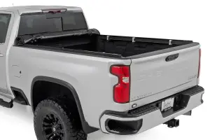 Rough Country - 42120690 | Rough Country Soft Roll Up Bed Cover (2020-2025 Silverado, Sierra 2500 HD, 3500 HD 2WD/4WD | 6'9" Bed) - Image 2