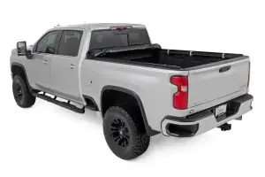 Rough Country - 42120690 | Rough Country Soft Roll Up Bed Cover (2020-2025 Silverado, Sierra 2500 HD, 3500 HD 2WD/4WD | 6'9" Bed) - Image 4
