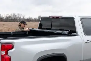 Rough Country - 42120690 | Rough Country Soft Roll Up Bed Cover (2020-2025 Silverado, Sierra 2500 HD, 3500 HD 2WD/4WD | 6'9" Bed) - Image 12