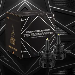AlphaREX - 110003 | AlphaRex Black Ammo Panoramic LED Light Bulbs | 9006 - Image 9