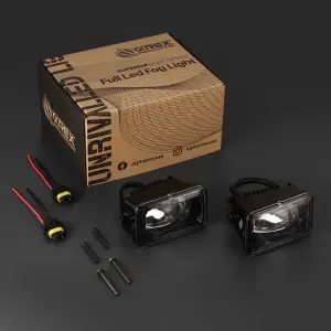 AlphaREX - 210009 | Alpharex DoubleTap Dual Color LED Projector Fog Lights For Ford F150 (2015-2020) / F250/F350/F450/F550 Super Duty (2017-2022) | No Bezel | White/Amber - Image 4