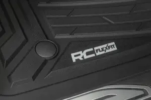 Rough Country - FF-21612 | Rough Country Flex-Fit FR & RR Floor Mats (2019-2025 Silverado, Sierra 1500 2WD/4WD | 2020-2025 Silverado, Sierra 2500 HD, 3500 HD 2WD/4WD | Crew Cab Models ONLY) - Image 5