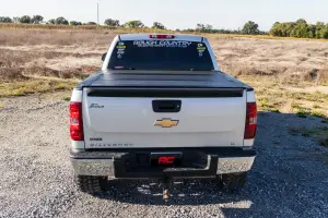 Rough Country - 49113551 | Rough Country Hard Tri-Fold Flip Up Bed Cover (2007-2013 Silverado, Sierra 1500 2WD/4WD | 5'9" Bed) - Image 9