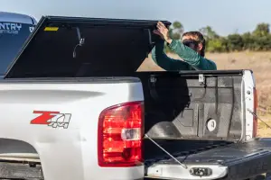 Rough Country - 49113551 | Rough Country Hard Tri-Fold Flip Up Bed Cover (2007-2013 Silverado, Sierra 1500 2WD/4WD | 5'9" Bed) - Image 10