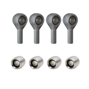 Ridetech - RT11009518 | RideTech R-Joint 8 Pack | Weld-On. Includes 4 RH threaded R-Joints and 4 weld on R-Joints - Image 1