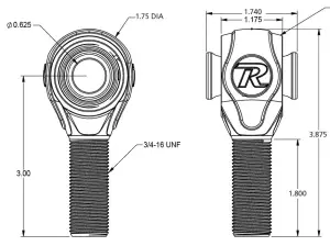 Ridetech - RT11009518 | RideTech R-Joint 8 Pack | Weld-On. Includes 4 RH threaded R-Joints and 4 weld on R-Joints - Image 2