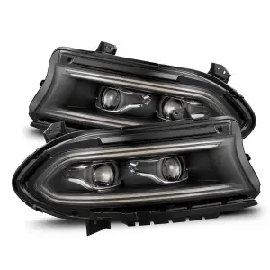 880599 | AlphaRex LUXX-Series LED Projector Headlights For Dodge Charger (2015-2023) | Black