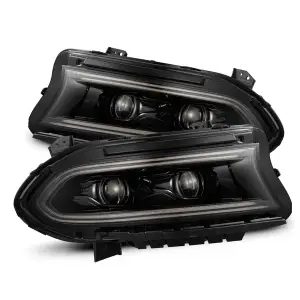 880579 | AlphaRex LUXX-Series LED Projector Headlights For Dodge Charger (2015-2023) | Alpha-Black