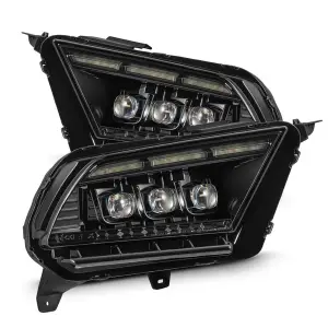 880490 | AlphaRex MK II NOVA-Series LED Projector Headlights For Ford Mustang (2010-2012) | Alpha-Black