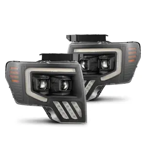 AlphaREX - 880481 | AlphaRex MK II PRO-Series Projector Headlights For Ford F-150 (2009-2014) | Black - Image 1