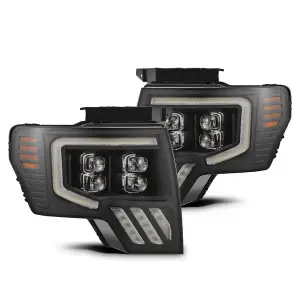 880095 | AlphaRex MK II NOVA-Series LED Projector Headlights For Ford F150 (2009-2014) | Black