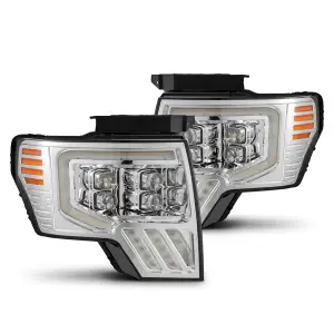 880094 | AlphaRex MK II NOVA-Series LED Projector Headlights For Ford F150 (2009-2014) | Chrome