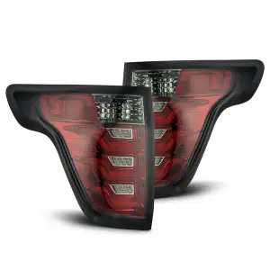 AlphaREX - 660020 | AlphaRex PRO-Series LED Tail Lights For Ford Explorer (2011-2015) | Red Smoke - Image 1