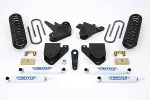 FTSK2100 | Fabtech 6 Inch Basic System With Performance Shocks (2001-2004 F250, F350 Super Duty, 2000-2005 Excursion 2WD 7.3 Diesel)