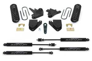 FTSK2100M | Fabtech 6 Inch Basic System With Stealth Shocks (2001-2004 F250, F350 Super Duty, 2000-2005 Excursion 2WD 7.3 Diesel)