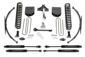 FTSK2127M | Fabtech 8 Inch Basic System With Stealth Shocks and Rear Leag Springs (2008-2016 F250, F350 Super Duty 4WD)