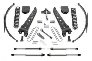 FTSK2149DL | Fabtech 10 Inch Radius Arm System With Coils and DLSS Shocks (2011-2016 F350 Super Duty 4WD)