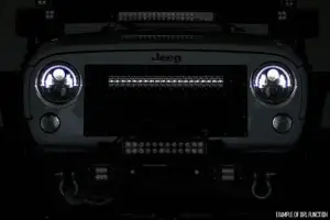 Rough Country - 70930D | 30-inch Cree LED Light Bar - (Dual Row | Chrome Series w/ Cool White DRL) - Image 3