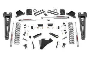 41240 | Rough Country 6 Inch Lift Kit with M1 Monotube Shocks (2023-2024 F250, F350 Super Duty 4WD | Diesel Engine)