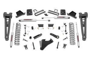 41670 | Rough Country 6 Inch Lift Kit with V2 Monotube Shocks (2023-2024 F250, F350 Super Duty 4WD | Gas Engine)