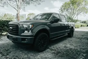 Recon Truck Accessories - 264290LEDBKC | Recon Projector Headlights OLD DRL & LED in Smoked/Black (2015-2017 F150 Replaces OEM Halogen Style Headlights Only) - Image 4