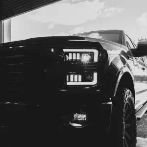 Recon Truck Accessories - 264290LEDBKC | Recon Projector Headlights OLD DRL & LED in Smoked/Black (2015-2017 F150 Replaces OEM Halogen Style Headlights Only) - Image 6