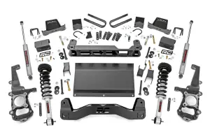 49931 | Rough Country 6 Inch Lift Kit For Ford F-150 4WD (2021-2024) | N3 Struts With N3 Rear Shocks