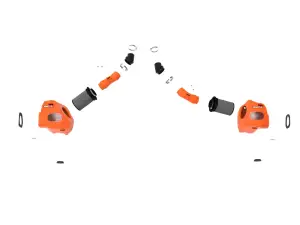 aFe Power - 50-70100KN | AFE Power Momentum GT Cold Air Intake System Orange w/ Black Pro 5R Filter 2022-2025 Tundra V6-3.4L (tt) - Image 2