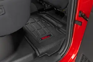 Rough Country - SM71224 | Rough Country Sure Fit Floor Mats For Crew Cab Toyota Tacoma 2WD/4WD (2024-2024) | Front & Rear - Image 4