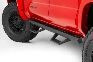 73003 | Rough Country SRL2 Adjustable Aluminum Step (2024 Tacoma 2WD/4WD | Double Cab)