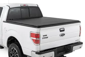 42509550 | Rough Country Soft Roll Up Bed Cover (2009-2014 F150 Pickup 2WD/4WD | 5'7" Bed)