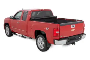 Rough Country - 42207650 | Rough Country Soft Roll Up Bed Cover (2007-2013 Silverado, Sierra 1500 2WD/4WD | 2007-2014 Silverado, Sierra 2500 HD, 3500 HD 2WD/4WD | 6'7" Bed) - Image 3