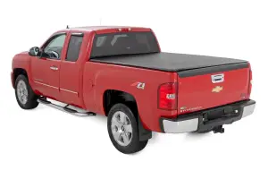 Rough Country - 42207650 | Rough Country Soft Roll Up Bed Cover (2007-2013 Silverado, Sierra 1500 2WD/4WD | 2007-2014 Silverado, Sierra 2500 HD, 3500 HD 2WD/4WD | 6'7" Bed) - Image 6