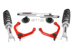 31231RED | Rough Country 3 Inch Lift Kit with Premium N3 Struts / Rear Shocks (2012-2018 Ram 1500 4WD)
