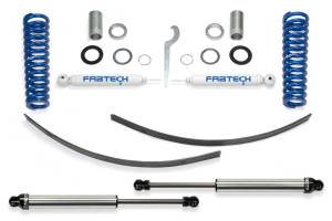 FTSK7015DL | Fabtech 0-3.5 Inch Basic Adjustable Coilover System With Rear DLSS (1995.5-2004 Tacoma PreRunner 6 Lug)