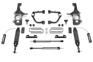 FTSK7044DL | Fabtech 4 Inch UCA Kit With Ball Joints With Dirt LogicSS 2.5 Resi Coilovers and Rear DLSS (2007-2015 Tundra 2WD/4WD)