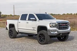 Rough Country - SRB071777A | Rough Country HD2 Aluminum Running Boards (2007-2018 Silverado, Sierra 1500 2WD/4WD | 2007-2019 Silverado, Sierra 2500 HD, 3500 HD 2WD/4WD | Ext Cab) - Image 2