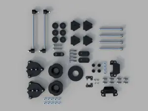 Traxda - 203015 | Traxda 1.5 Inch Front / 1.5 Inch Rear Suspension Lift Kit (2023-2024 Pilot , Includes Trailsport) - Image 4