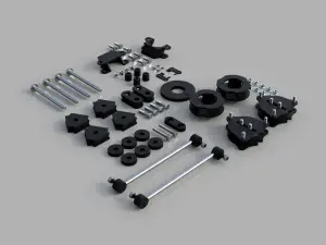 Traxda - 203015 | Traxda 1.5 Inch Front / 1.5 Inch Rear Suspension Lift Kit (2023-2024 Pilot , Includes Trailsport) - Image 5