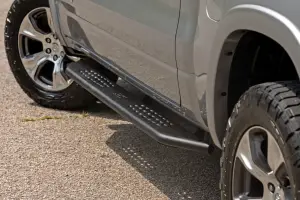 14008 | Rough Country OV2 Running Boards (2019-2025 Ram 1500 2WD/4WD | 2021-2024 Ram 1500 TRX AWD)