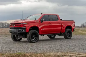 Rough Country - 14009 | Rough Country OV2 Running Boards Side Step Bars (2019-2025 Silverado, Sierra 1500 2WD/4WD  | 2020-2025 Silverado, Sierra 2500 HD 2WD/4WD | Crew Cab) - Image 5