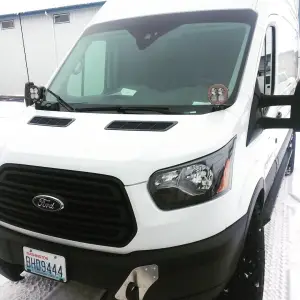 Van Compass - 4043 | Van Compass Hoodline Light Pod Mounts (2013-2025 Transit AWD/RWD) - Image 5