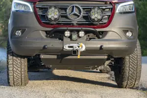 Van Compass - 4099 Van Compass Front Winch Mount with Bull Bar (2019-2025 Sprinter 2500, 3500) - Image 4