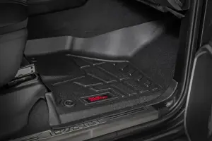 Rough Country - SM31430 | Rough Country Sure Fit Floor Mats For Crew Cab Ram 2500 / 3500 2WD/4WD (2019-2024) | Front Row Bucket Seats, Cover Front & Rear - Image 3